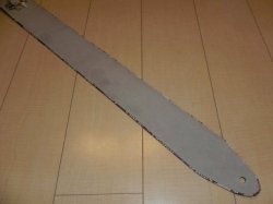 画像5: ランディ・ローズ 使用タイプ パイソン本革ストラップ リアルバージョン （Randy Rhoads Style Python GuitarStrap real version）