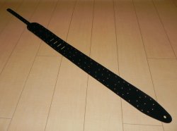 画像2: ランディ・ローズ ポルカドットＶ使用タイプ ストラップ　リニューアルバージョン （Randy Rhoads Style GuitarStrap for polka-dot V）