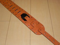 画像7: ランディ・ローズ ポルカドットＶ使用タイプ ストラップ　リニューアルバージョン （Randy Rhoads Style GuitarStrap for polka-dot V）