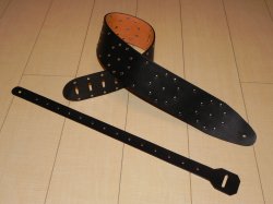 画像3: ランディ・ローズ ポルカドットＶ使用タイプ ストラップ　リニューアルバージョン （Randy Rhoads Style GuitarStrap for polka-dot V）